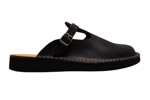 【Organic handloom GUDALUR ブラック】クロッグサンダル(サボサンダル)